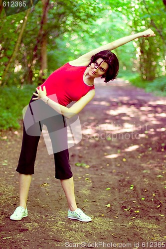 Image of sporty woman