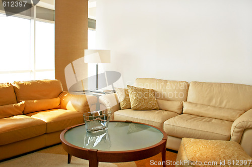Image of Leather living room