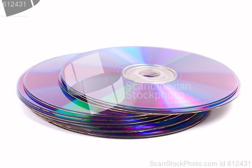 Image of stack of DVD's