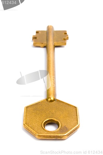 Image of old golden key