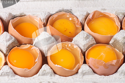 Image of raw eggs