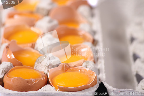Image of raw eggs