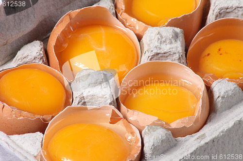 Image of raw eggs