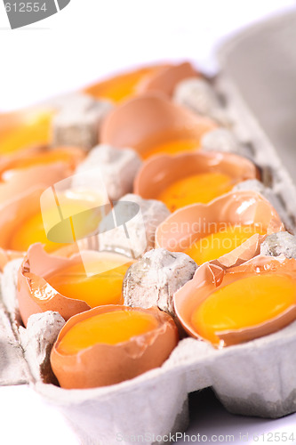 Image of raw eggs