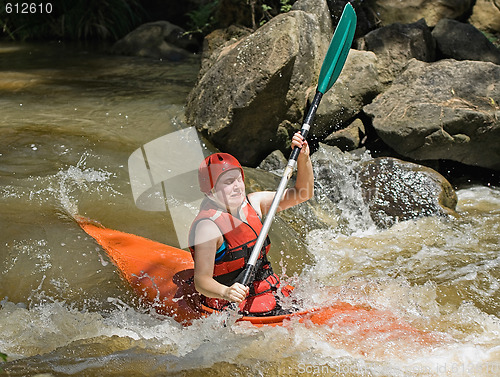 Image of white water kayaking