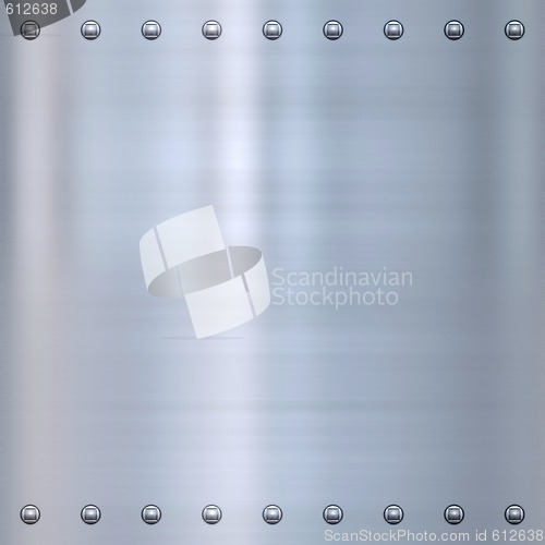 Image of riveted metal background