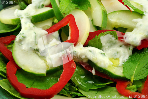 Image of Cucumber And Mint Salad