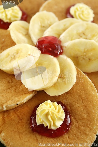 Image of Jam And Butter Pancakes