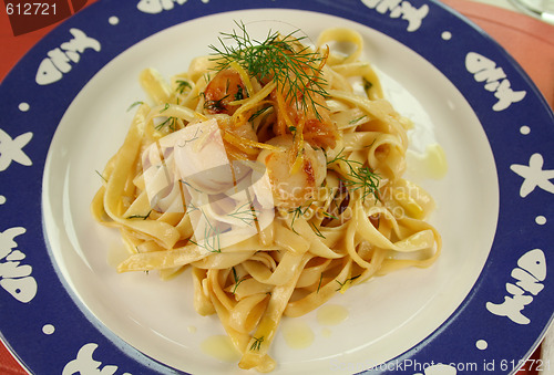 Image of Fettucini With Scallops