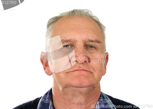 Image of Mature Man Staring