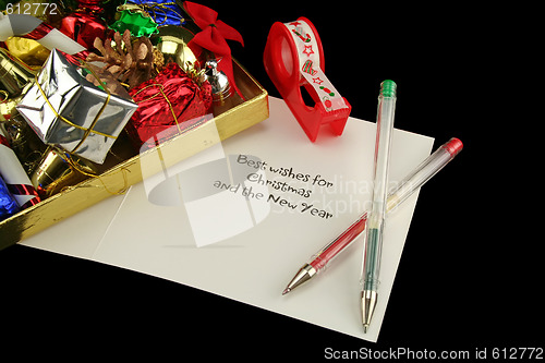 Image of Wrapping Christmas Presents