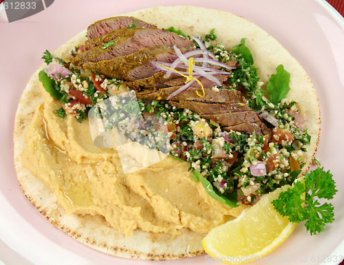 Image of Middle Eastern Lamb Pita Bread