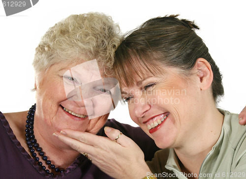 Image of Mother And Daughter Laughing