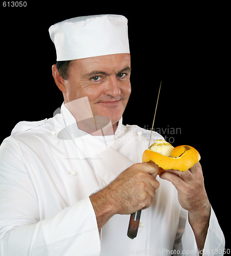 Image of Orange Peeling Chef