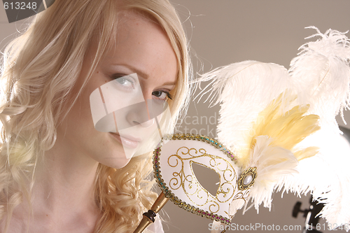 Image of Woman with mask