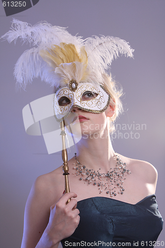 Image of Woman with mask