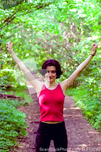 Image of sporty woman