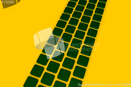 Image of green tiles