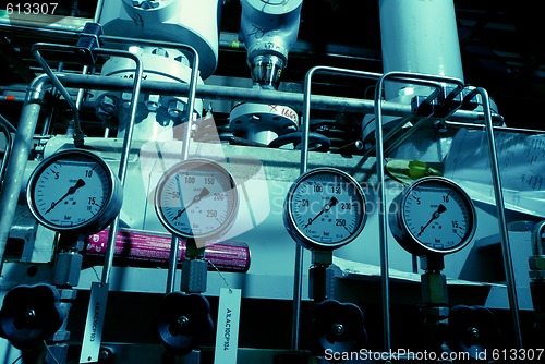 Image of Interior of water treatment plant 