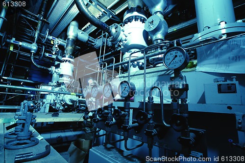 Image of Interior of water treatment plant 