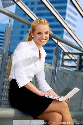 Image of woman with laptop
