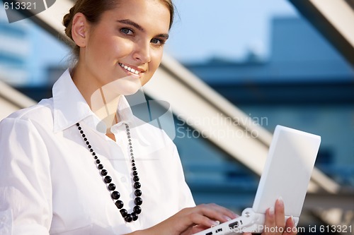 Image of woman with laptop