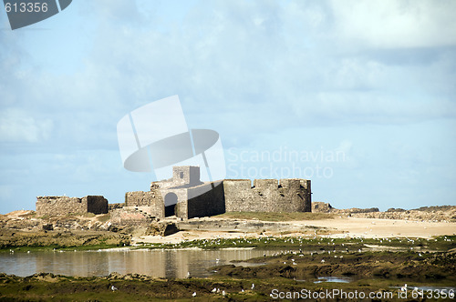 Image of medieval fort harbor essaouira morocco