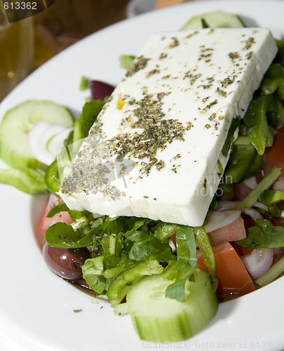 Image of real greek salad