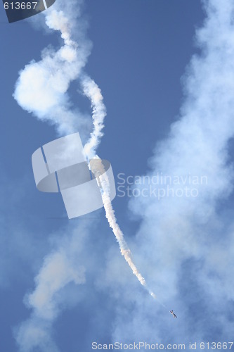 Image of Diving jet plane