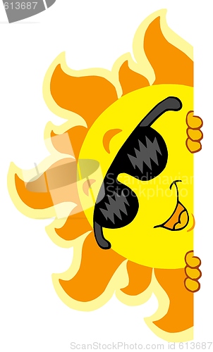 Image of Lurking Sun with sunglasses