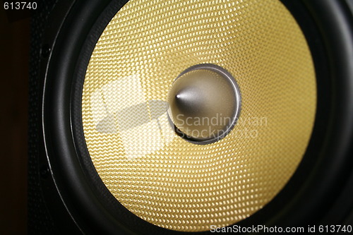 Image of yellow speaker