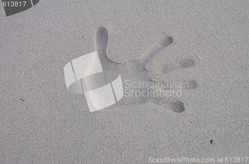 Image of sand hand