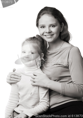 Image of mother and daughter