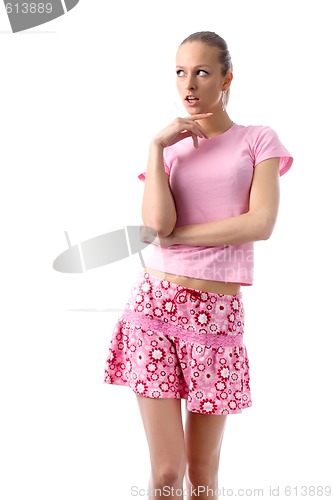 Image of pink girl