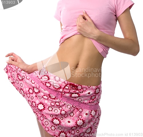 Image of girl belly