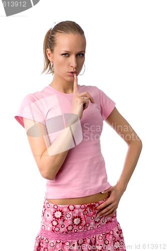 Image of girl in pink