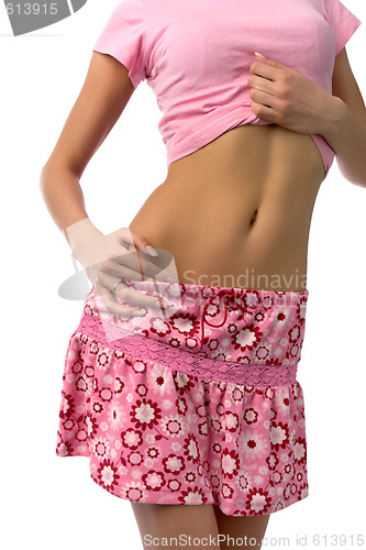 Image of girl belly