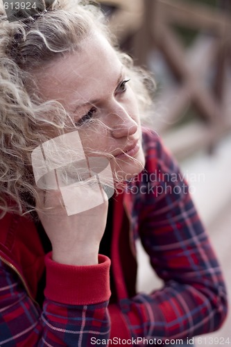 Image of unhappy woman