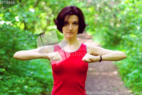 Image of sporty woman