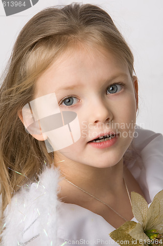 Image of beautiful little girl