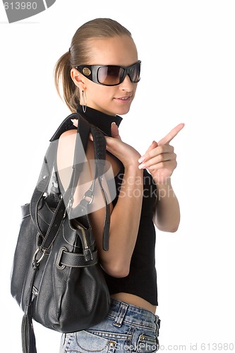Image of woman in sunglasses