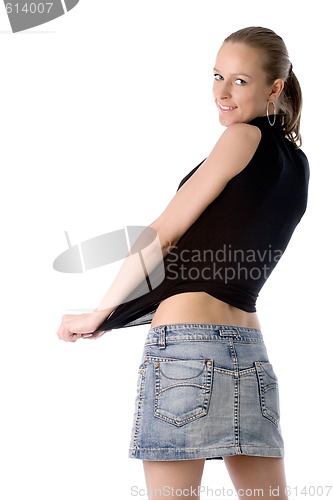 Image of frivolous girl