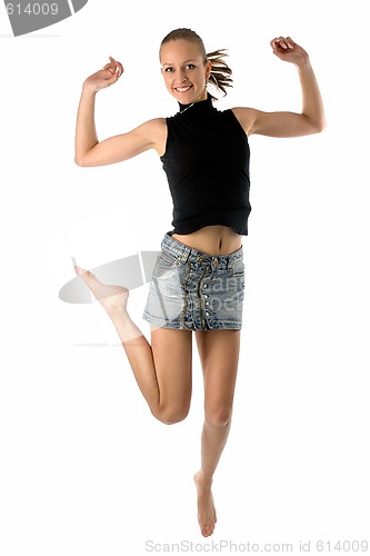 Image of jumping girl