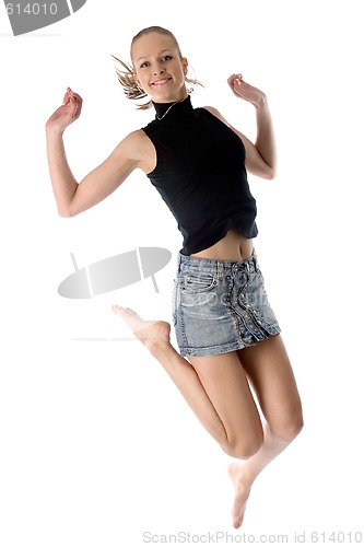 Image of jumping girl