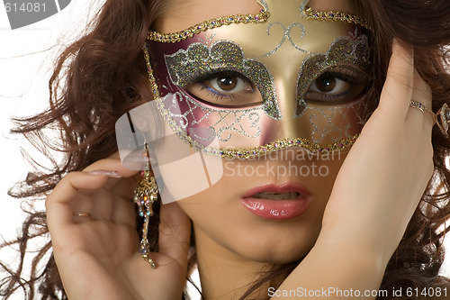 Image of woman in the mask