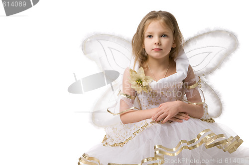 Image of beautiful girl in elf dress