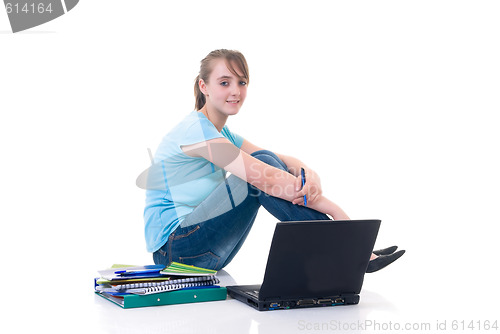 Image of Teenager schoolgirl