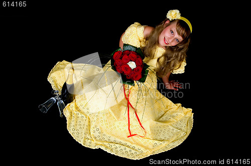 Image of Young beautiful bride