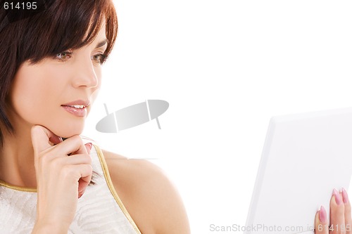 Image of woman with laptop computer