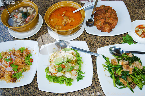 Image of Assorted Thai food